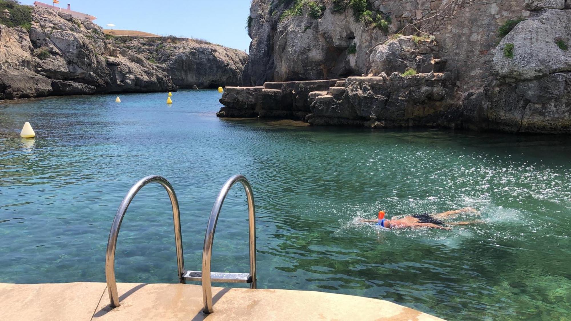Ferienwohnung Atico Excelente En Menorca Ciutadella Calan Blanes Cala en Forcat Exterior foto